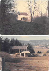 two barns