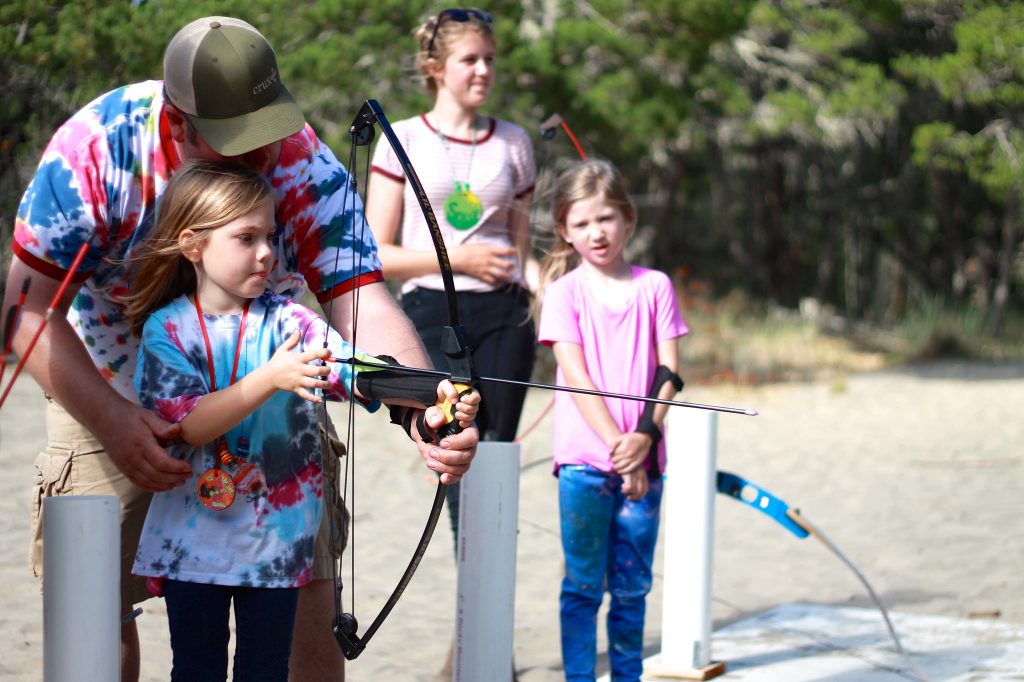 Archery at Father Child Camp